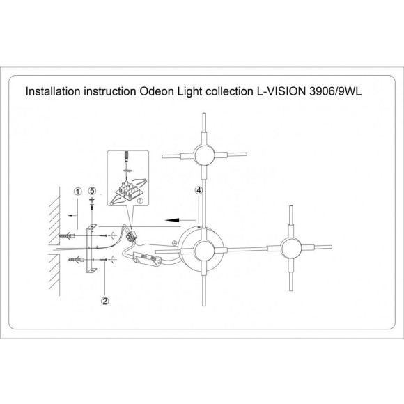 Бра Odeon Light 3906/9WL COSTELLA светодиодная LED 9W Бра Odeon Light 3906/9WL COSTELLA светодиодная LED 9W