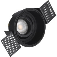 ST262.408.01 Св-к встр. Черный GU10 1*50W IP20 D91,5xH5,2 220V Без ламп Встраиваемые светильники