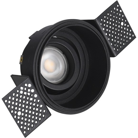 ST262.408.01 Св-к встр. Черный GU10 1*50W IP20 D91,5xH5,2 220V Без ламп Встраиваемые светильники