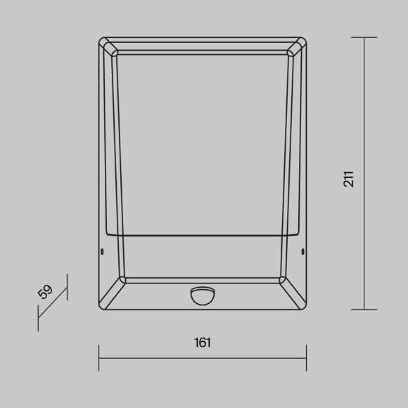 Настенный светильник (бра) Outdoor O448WL-L9GF3KSR