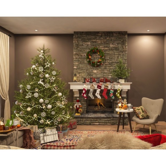 49283 Настольная лампа BRADFORD, 1x60W (E27), ?140, H330, сталь, черный/стекло