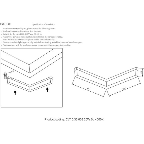CLT 0.33 008 20W BL 4000K Трековый магнитный светодиодный светильник Crystallux Space 48V CRI90+ 4000К 750Лм 120° 20W CLT 0.33 008 20W BL 4000K Трековый магнитный светодиодный светильник Crystallux Space 48V CRI90+ 4000К 750Лм 120° 20W
