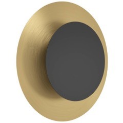 900988 Светодиодное бра TOCINA, 1х11W (LED), 1300lm, 3000K, A60, Ø240, сталь, черный, брашированная