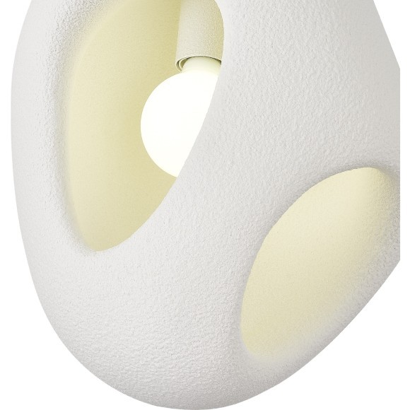 SL1522.543.01 Светильник подвесной ST-Luce белый/белый E27 1*60W WABI SABI