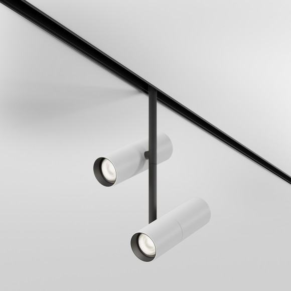TR005-2-2X12W4K-BW Трековый магнитный светодиодный светильник Maytoni Exility CRI90+ 4000К 2072Лм 36° 24Вт TR005-2-2X12W4K-BW Трековый магнитный светодиодный светильник Maytoni Exility CRI90+ 4000К 2072Лм 36° 24Вт