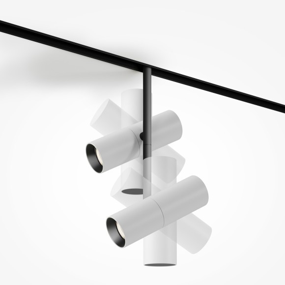TR005-2-2X12W4K-BW Трековый магнитный светодиодный светильник Maytoni Exility CRI90+ 4000К 2072Лм 36° 24Вт TR005-2-2X12W4K-BW Трековый магнитный светодиодный светильник Maytoni Exility CRI90+ 4000К 2072Лм 36° 24Вт