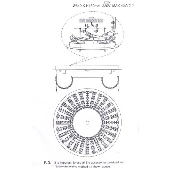 Люстра потолочная Onda Lightstar 741074 Люстра потолочная Onda Lightstar 741074