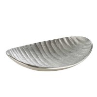 427011 FORLEYET Декоративная чаша L325, B235, H65, алюминий, цвет никель