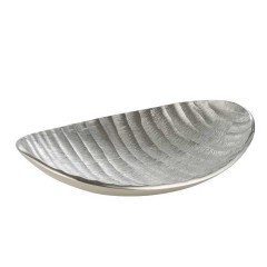 427011 FORLEYET Декоративная чаша L325, B235, H65, алюминий, цвет никель 427011 FORLEYET Декоративная чаша L325, B235, H65, алюминий, цвет никель