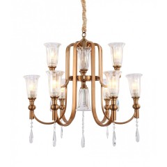 Подвесная люстра Lumina Deco Rionella LDP 8041-6+3 S.GD