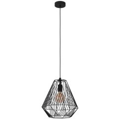 43692 Подвесной потолочный светильник (люстра) STYPE, 1Х40W, E27, H1100, ?330, сталь, черный 43692 Подвесной потолочный светильник (люстра) STYPE, 1Х40W, E27, H1100, ?330, сталь, черный