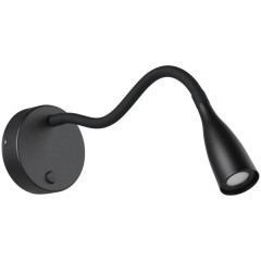 901818 Светодиодный спот OLIVANDINO, 3,8W(LED), 3000K, 320lm, сталь, черный, schwarz
