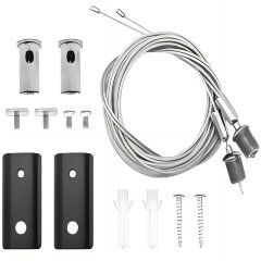 ST068.409.12 Комплект из 2 подвесных креплений 150см для накладного 50мм шинопровода ST Luce Skyflat ST068.409.12 Комплект из 2 подвесных креплений 150см для накладного 50мм шинопровода ST Luce Skyflat