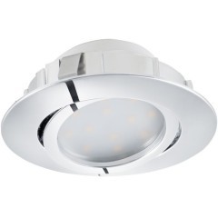 95855 Светодиодный встраиваемый светильник PINEDA регулир. и диммир., 1х6W(LED), ?84, пластик, хром 95855 Светодиодный встраиваемый светильник PINEDA регулир. и диммир., 1х6W(LED), ?84, пластик, хром