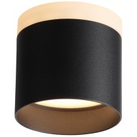 ST102.402.09 Светильник потолочный Черный LED 1*9W 3000K 702Lm Ra80 120° IP20 D79xH75 170-240V Накладные светильники