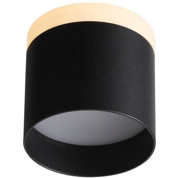 ST102.402.09 Светильник потолочный Черный LED 1*9W 3000K 702Lm Ra80 120° IP20 D79xH75 170-240V Накладные светильники