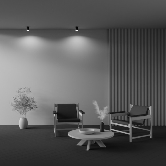 Накладной потолочный светильник Maytoni C008CW-01B Pauline под лампу 1xGU10 10W