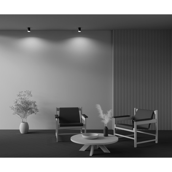 Накладной потолочный светильник Maytoni C008CW-01B Pauline под лампу 1xGU10 10W