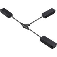 135314 Черный гибкий токопроводящий соединитель "T" для шинопроводов Novotech серии VECTOR 220В