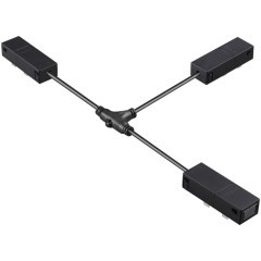 135314 Черный гибкий токопроводящий соединитель "T" для шинопроводов Novotech серии VECTOR 220В 135314 Черный гибкий токопроводящий соединитель "T" для шинопроводов Novotech серии VECTOR 220В