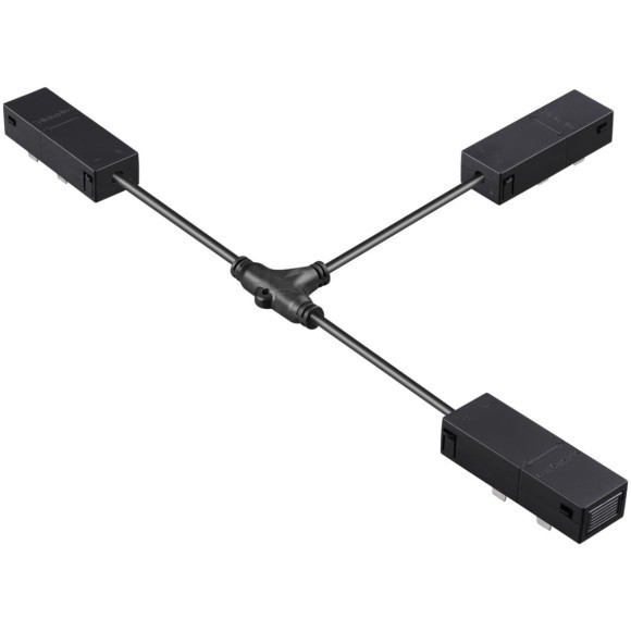 135314 Черный гибкий токопроводящий соединитель "T" для шинопроводов Novotech серии VECTOR 220В