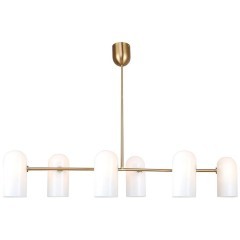 4619-6P, подвесная люстра, L990xW90xH425/725, 6xG9x40W, excluded 4619-6P, подвесная люстра, L990xW90xH425/725, 6xG9x40W, excluded