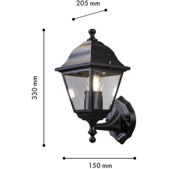 Настенный фонарь уличный Leon 1812-1W