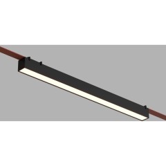 DK5676-BK Светодиодный SMART светильник для трека-ремня серии Denkirs Belty 48V, 24W, RA90, 120°, 2700-6500K