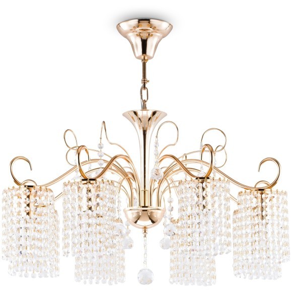 Люстра подвесная Freya FR1127-PL-08-G Leona под лампы 8xE14 40W