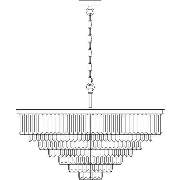 Подвесная люстра Revero MOD085PL-16CH Подвесная люстра Revero MOD085PL-16CH
