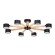 Потолочная люстра Arte Lamp TENDA A1624PL-8BK