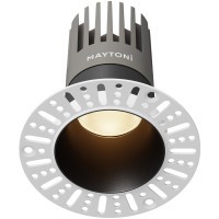 Встраиваемый светильник Maytoni Dip Hight+ LED Ra90 Lm1550 IP20 3000K 15Вт 50° DL122-15W-3K-TRS-B