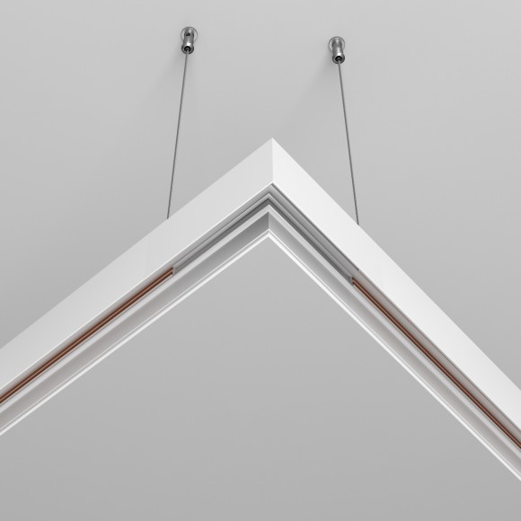 Угловой соединитель для накладного шинопровода Maytoni Exility TRA034HCL-41W