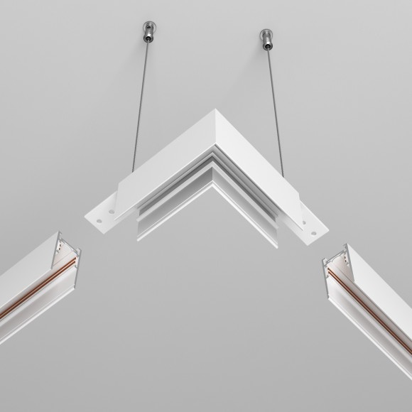 Угловой соединитель для накладного шинопровода Maytoni Exility TRA034HCL-41W