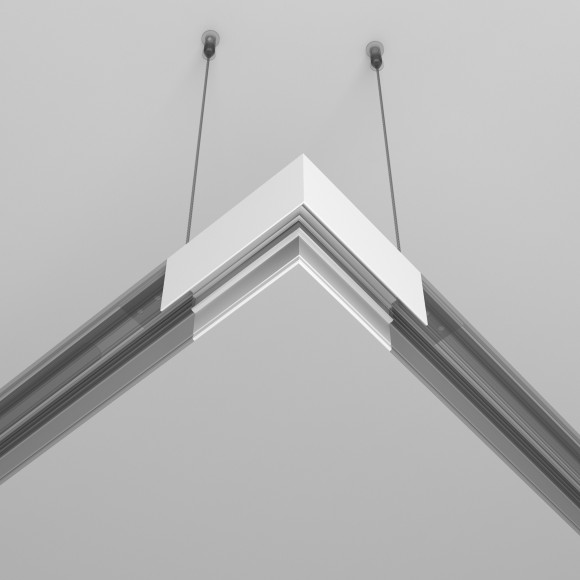 Угловой соединитель для накладного шинопровода Maytoni Exility TRA034HCL-41W