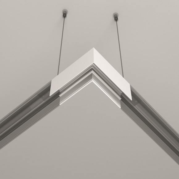 Угловой соединитель для накладного шинопровода Maytoni Exility TRA034HCL-41W