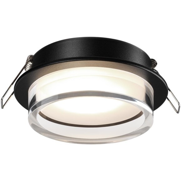 371026 WIR NT25 570 черный Светильник встраиваемый IP20 GX53 12Вт 220-240V GEM