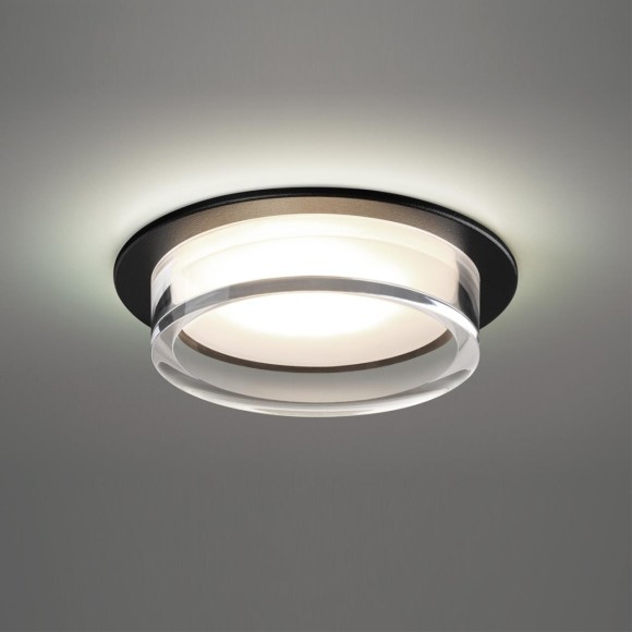 371026 WIR NT25 570 черный Светильник встраиваемый IP20 GX53 12Вт 220-240V GEM