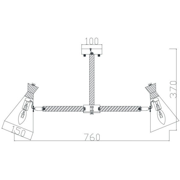 Люстра на штанге Freya FR5169PL-05W Rise под лампы 5xE14 40W