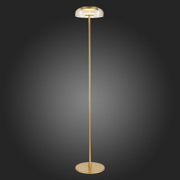 SL6002.205.01 Торшер ST-Luce Золотистый/Янтарный LED 1*7W 4000K LAZIO