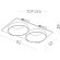ST206.528.02 ST Luce Светильник встраиваемый, GU10,2х50W, IP20, L175xW92xH38,220V, белый