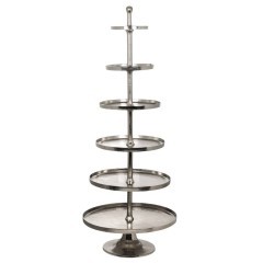 427652 BABIRIK H2060 Декоративное блюдо-этажерка алюминий, хромированный металл 427652 BABIRIK H2060 Декоративное блюдо-этажерка алюминий, хромированный металл