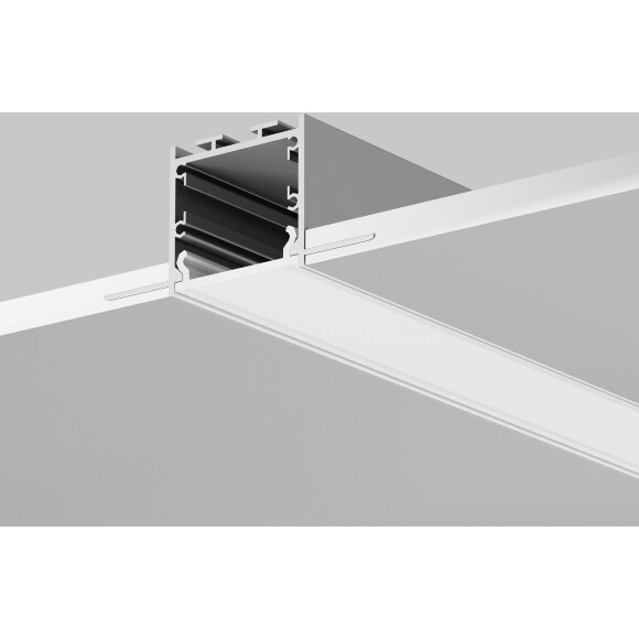 Maytoni ALM-7236T-S-2M 636010 Алюминиевый безрамочный 2м профиль встраиваемый в ГКЛ, без фланца (кромки), размер 72x36мм, ленты до 28.5мм, ширина световой линии 33мм, без торцевых заглушек в комплекте