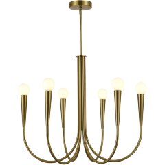 SL1243.303.06 Светильник подвесной ST-Luce Латунь E14 6*60W DUTCHESS SL1243.303.06 Светильник подвесной ST-Luce Латунь E14 6*60W DUTCHESS