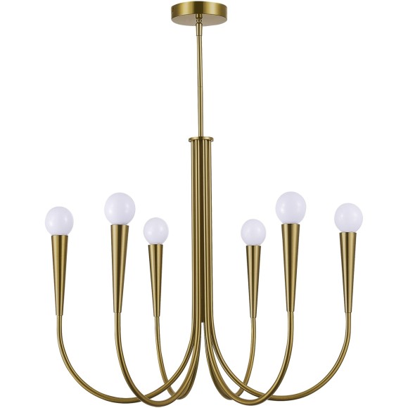 SL1243.303.06 Светильник подвесной ST-Luce Латунь E14 6*60W DUTCHESS SL1243.303.06 Светильник подвесной ST-Luce Латунь E14 6*60W DUTCHESS