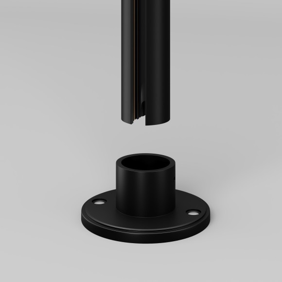 Основание для напольного монтажа скругленного шинопровода Maytoni Levity TRA184BC-R-11B