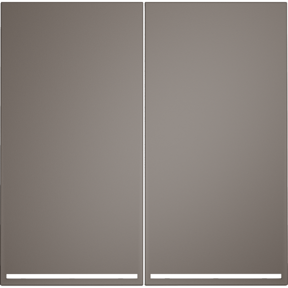 Клавиши для выключателя/переключателя двухклавишного с подсветкой, S70 (капучино)