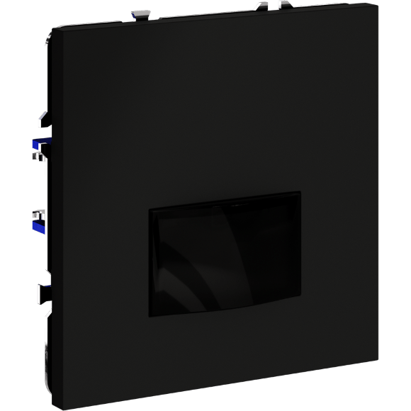 Датчик движения встраиваемый VOLTUM S70, (черный матовый)