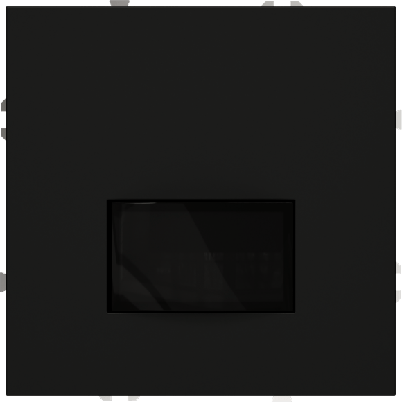 Датчик движения встраиваемый VOLTUM S70, (черный матовый)