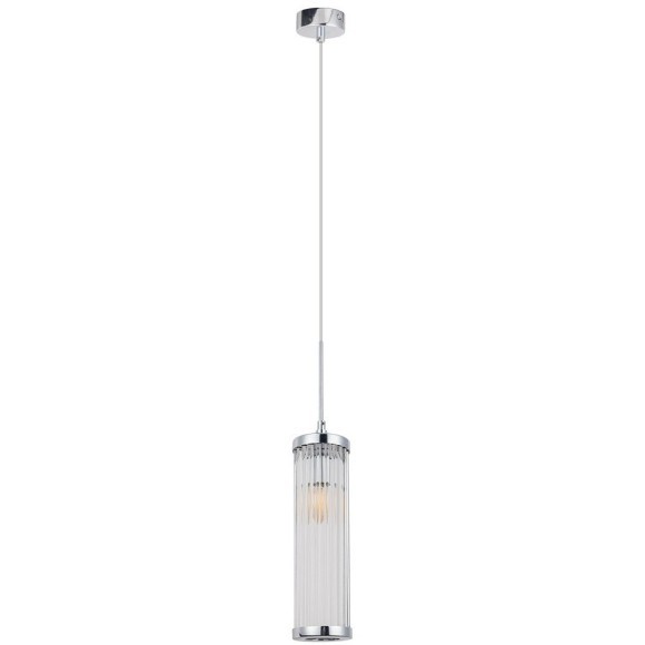 Светильник подвесной Crystal Lux TADEO SP1 D100 CHROME/TRANSPARENTE